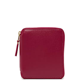 Comme des Garcons Wallet Classic Leather Line rood