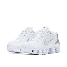Nike Wmns Shox TL "Metallic White" Weiss