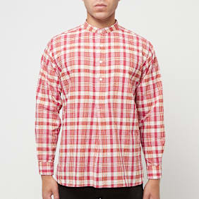 Beams Plus&nbsp; Band Pullover Madras rouge