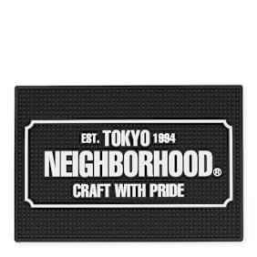 Neighborhood Logo Bar Mat Schwarz