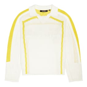 Daily Paper Football Knit Sweater weiß