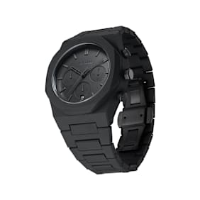 D1 Milano Polychrono Shadow Watch 40.5mm zwart