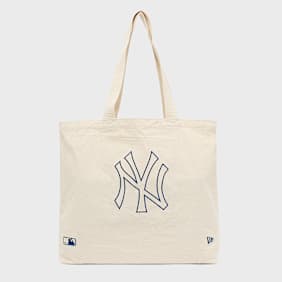 New Era MLB Light Canvas Tote Bag New York Yankees Beige