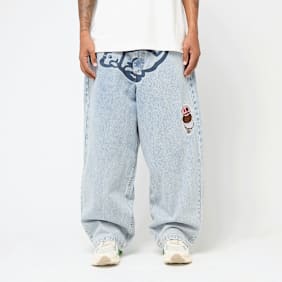 ICECREAM Running Puppy Patch Triple Scoop Denim Pant blue