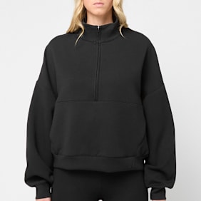 Nike   Wmns 24.7 ImpossiblySoft Halfzip Sweater schwarz