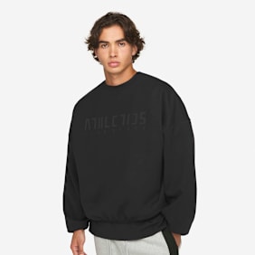 adidas Originals x Fear of god Athletics Suede Fleece Crewneck black