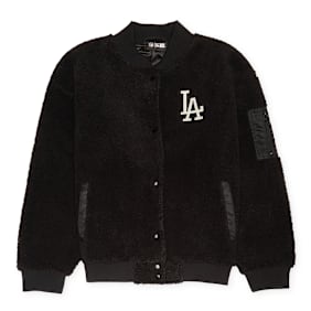New Era MLB Los Angeles Dodgers OS Sherpa Bomber Jacket black