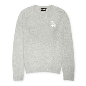 New Era Wmns MLB Knit Crew Los Angeles Dodgers grey