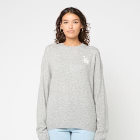 New Era Wmns MLB Knit Crew Los Angeles Dodgers grau