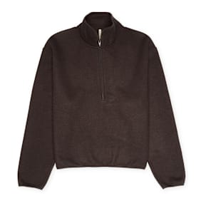 Sunflower Wool Half Zip brown