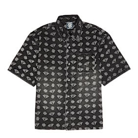 Billionaire Boys Club Diamonds & Dollars Oversized SS Denim Shirt schwarz