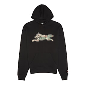 ICECREAM Woodland Camo Running Dog Popover Hood black