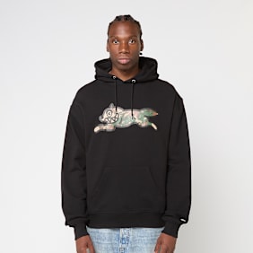 ICECREAM&nbsp; Woodland Camo Running Dog Popover Hood noir