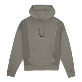 Brain Dead Mendoza Cropped Hoodie green