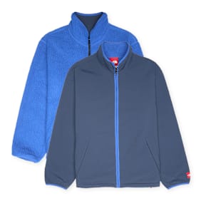 The North Face Red Box Reversible Fleece Jacket blue