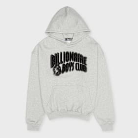 Billionaire Boys Club Distorted Arch Logo Oversized Popover Hood grey