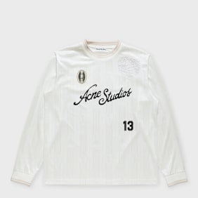 Acne Studios Acne Logo Longsleeve Jersey white UndefinedColor