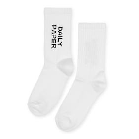 Daily Paper Logotype Socks weiß