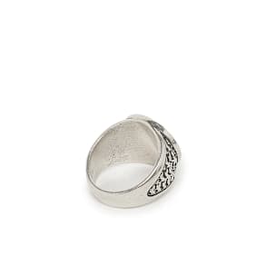 TwoJeys Globe Graduation Ring argent