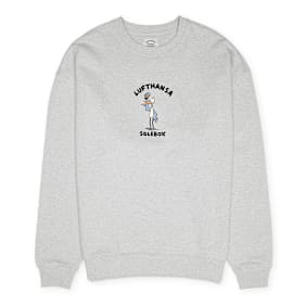 solebox x Lufthansa Standing Salute Sweater grau