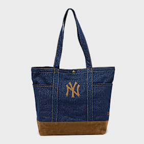 New Era MLB New York Yankees Suede Denim Tote blau