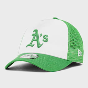 New Era League Essential Trucker Cap Oakland Athletics blanc