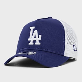 New Era Side Patch Trucker blauw