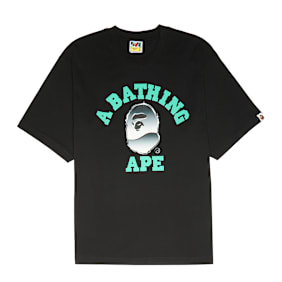 A Bathing Ape x Solebox College Relaxed Fit Tee noir
