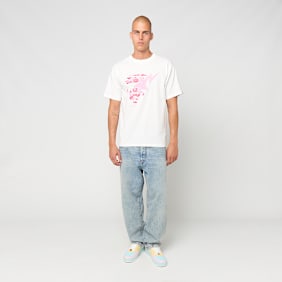 A Bathing Ape ABC Camo Ape Face Sta Tee M white