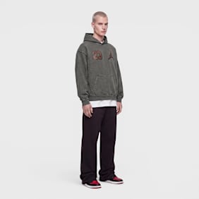 Jordan Flight Fleece Pullover Hoodie grijs