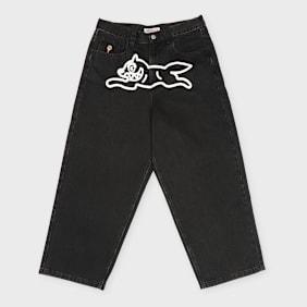 ICECREAM Running Dog Triple Scoop Denim Pant black