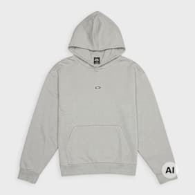 Oakley Metal Rise Hoodie grau