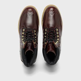 Timberland Premium 6 Inch Lace Up Waterproof Boot Brogue Full Grain brun