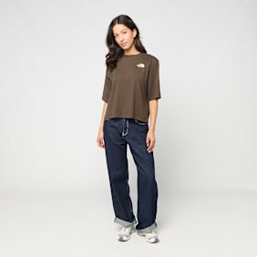 The North Face Wmns Hike Picnic Boxy Short-Sleeve Graphic T-Shirt brown