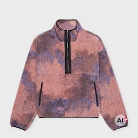 The North Face&nbsp; Red Box Printe Half Zip Fleece camouflage