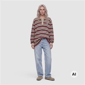 adidas Originals Striped Polo multicolore