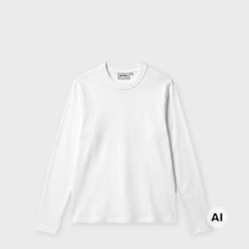 Carhartt WIP Wmns L/S Philipa T-Shirt weiß