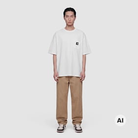 Carhartt WIP OG Loose Pocket T-Shirt blanc