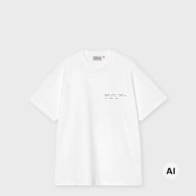 Carhartt WIP S/S Feather Progress T-Shirt weiß
