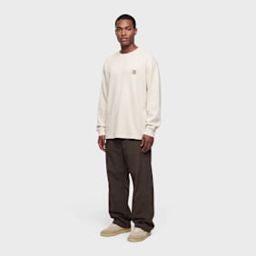 Carhartt WIP L/S Vista Waffle T-Shirt Beige