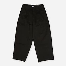 House of Errors Pleated Logo Trousers zwart