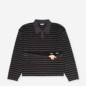 House of Errors Knitted Peeping Rugby noir