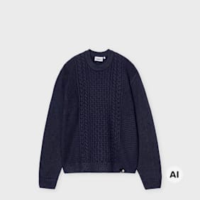 Carhartt WIP Caster Knit Sweater blau