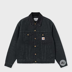 Carhartt WIP OG Trucker Jacket black / black stone canvas Undefined Color