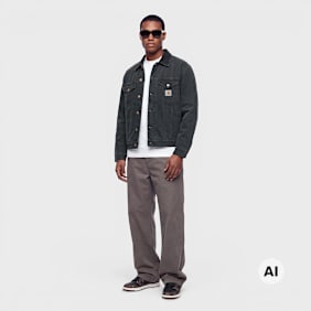 Carhartt WIP OG Trucker Jacket black / black stone canvas Undefined Color