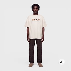 Daily Paper&nbsp; Paper Cut Out T-Shirt beige