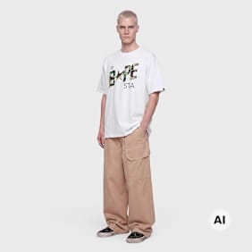 A Bathing Ape ABC Camo Bape Sta Tee weiß