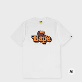 A Bathing Ape Milo On Bape Tee wit