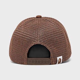 A Bathing Ape College Mesh Cap bruin