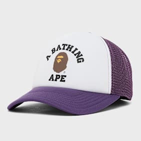 A Bathing Ape College Mesh Cap lila